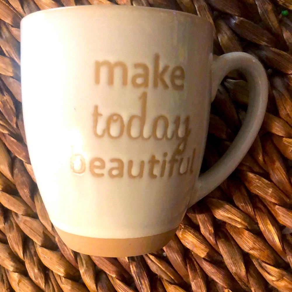 Spectrum Stoneware “Make Today Beautiful”Cup
